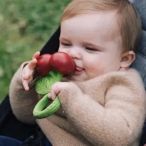 Hochet et anneau de dentition bébé cerise