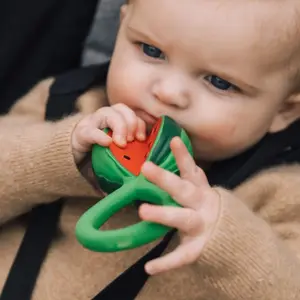 Hochet et anneau de dentition bébé pastèque