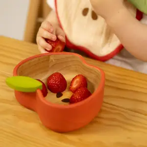 Set repas bébé bol et cuillère Pepa la pomme