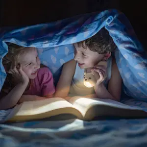 Lampe de poche en silicone Ours