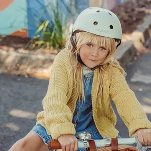 Casque vert mint (3-7 ans, 50-54 cm)