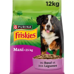 FRISKIES Croquettes Maxi au boeuf pour chien 12kg