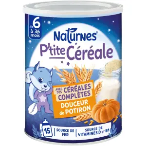 NATURNES P'tite céréale Douceur de potiron en poudre dès 6 mois 280g