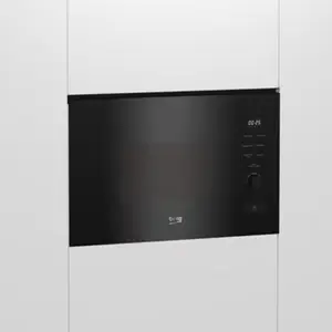 Micro-ondes grill noir 20 litres 800 W intégrable avec affichage led