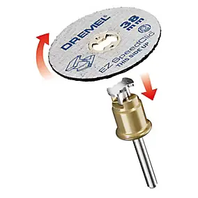 12 disques métaux à tronçonner Dremel SpeedClic 38 mm