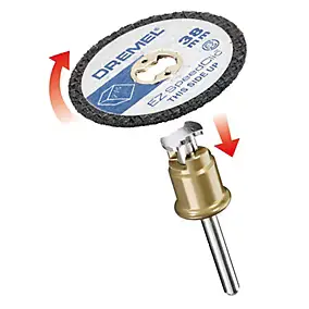 Disque à meuler vendu par 2 Dremel SpeedClic