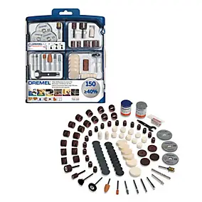 Coffret accessoires multi-usage Dremel 150 pièces