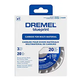 Lame multi-matériaux DREMEL pour scie circulaire Blueprint CS600 ⌀85 x 1,5/1mm