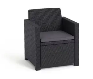 Extension salon de jardin "Merano" graphite