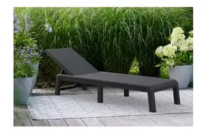 Bain de soleil pliant dossier réglable 4 positions extérieur MALLORCA - 187,5 cm