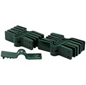 Clip de fixation brise vue Nature vert x20