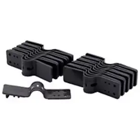 Clip de fixation brise vue Nature anthracite x20