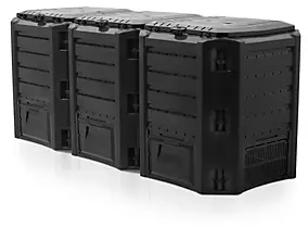 Composteur Nature polypropylène noir 1200L