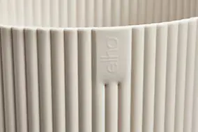 Cache-pot rond en plastique blanc lin Elho Vibes ø22cm