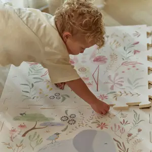 Tapis en mousse XL Safari Friends (61x62 cm)