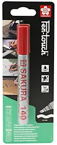 Marqueur pen-touch 140 pointe large rouge Sakura