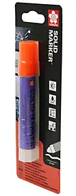 Marqueur permanent Sakura extrême chaud solide orange fluo