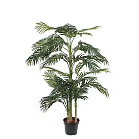 Palmier vert artificiel en pot plastique ø145 x h.190 cm