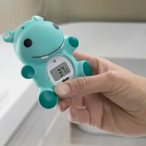 Thermomètre de bain et d'intérieur hippopotame