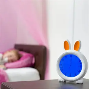 Réveil éducatif et veilleuse sleeptrainer lapin