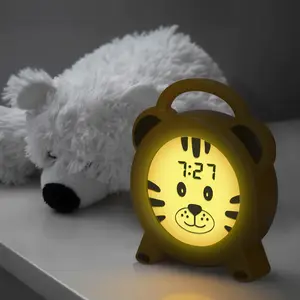 Réveil éducatif et veilleuse sleeptrainer tigre