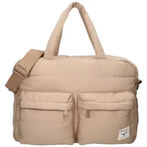 Sac à langer matelassé beige