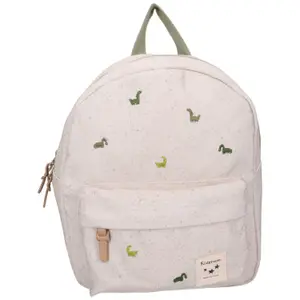 Sac à dos enfant Nostalgia Dinosaures beige (31 cm)