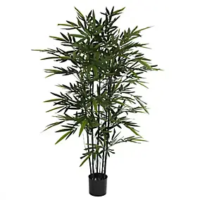 Bambou noir artificiel en pot plastique ø75 x h.150 cm