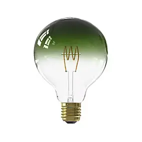 Ampoule LED Colors Nora vert dimmable E27 globe ⌀ 12,5cm 130lm 4W blanc chaud Calex