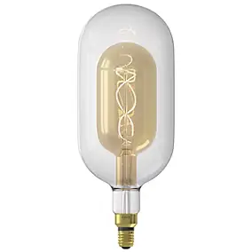 Ampoule à suspendre tube Sundsvall fusion or dimmable E27 Tube ⌀ 15cm 240lm 3W blanc chaud Calex