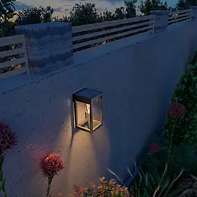 Lanterne solaire LED connectée Smart métal noir RGBW 250lm