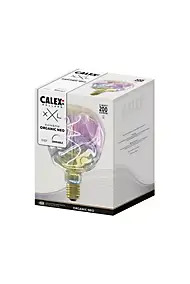 Ampoule LED à filament spirale E27 Organic Neo 200lm 4W blanc extra chaud ⌀12,5cm Calex