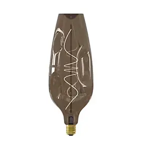 Ampoule LED décorative XXL Barcelona verre marron dimmable E27 4W 80lm Calex