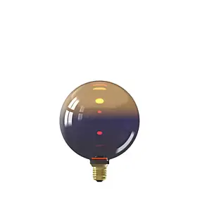 Ampoule LED décorative XXL Kalmar verre noir et or dimmable E27 3,5W 80lm Calex