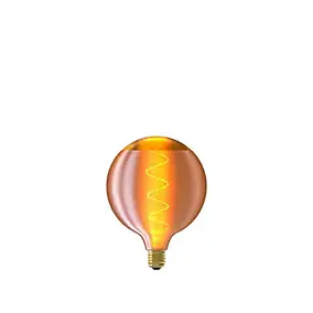 Ampoule LED décorative XXL Silk globe verre doré dimmable E27 4W 140lm Calex