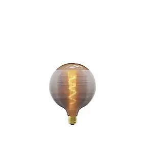 Ampoule LED décorative XXL Silk Series verre gris titane dimmable E27 4W 80lm Calex