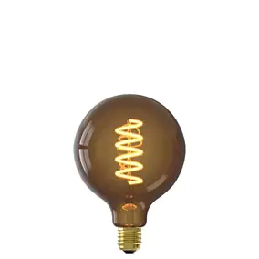 Ampoule LED décorative globe E27 120lm blanc chaud dimmable 4W Calex