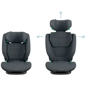 Siège auto Rodifix Pro 2 i-Size Authentic Graphite (groupe 2-3)