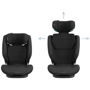 Siège auto Rodifix Pro 2 i-Size Authentic Black (groupe 2-3)