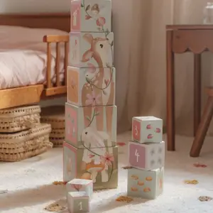 Cubes à empiler en carton FSC Fairy Garden
