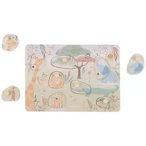 Puzzle sonore en bois Safari Friends