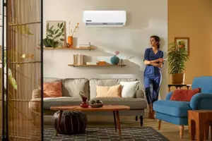 PAC climatiseur monosplit Webber WSCS 1835 SMART blanc WiFi Inverter avec mise en service