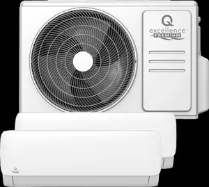 Climatiseur BI-SPLIT pompe à chaleur Air/Air chauffage et refroidissement blanc