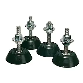 4 plots anti-vibratoire sol Qlima pour climatiseur fixe