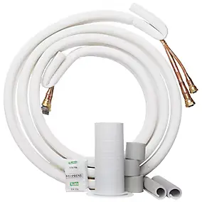 Tuyau de gaz pour climatiseur prêt à poser Qlima SC 4248 (1/4 - 1/2) (mise en service incluse), 4 m