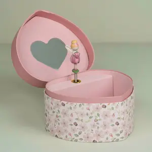 Boîte à bijoux musicale Cœur