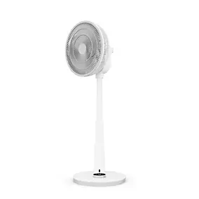 Ventilateur sur pied oscillant 26 vitesses blanc avec télécommande, Duux Whisper 2