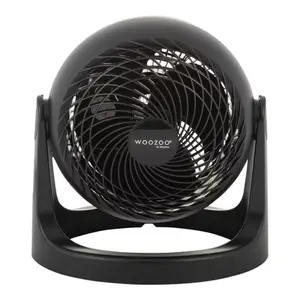 Ventilateur de table fixe 3 vitesses - Noir