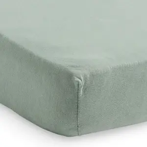 Drap housse en jersey Ash Green (60 x 120 cm)