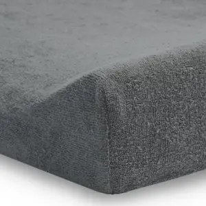 Housse de matelas à langer en éponge Storm Grey (50 x 70 cm)